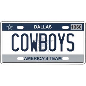 FOCO NFL Unisex-Adult NFL Team Logo Hanging Wall License Plate Sign