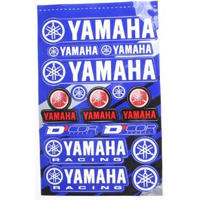 D'cor Visuals 40-50-101 Yamaha Decal Sheet, 1 Pack