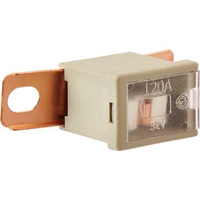 Bussmann FLD-120 Automotive Fusible Link (9/16" Bolt Terminal - 120 A (Gray)), 1 Pack