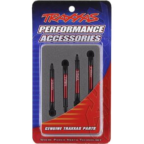 Traxxas 7018X Red Anodized Aluminum Pushrods, 1/16 Scale (set of 4)