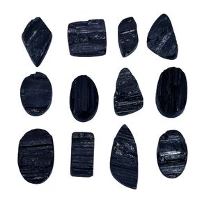 Abalone Shell Gemstone 2 Piece - Natural Loose Gemstone Cabochons Lot Jewelry Making Loose Gemstone, Stone Shape Oval & Pear, Stone Size 20-35 mm