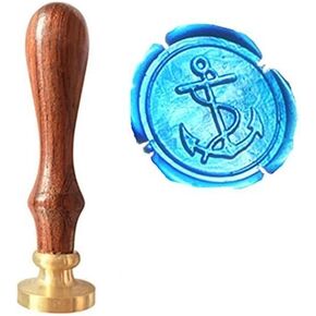 Vintage Fancy Anchors Wax Seal Sealing Stamp Embellishment Wedding Invitation Card Snail Mail Gift Wrapping Wine Package Great Christmas Gift Idea Ocean Wax Seal Stamp Set