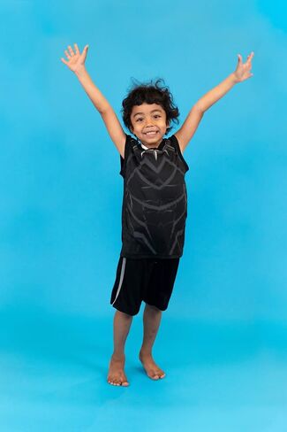 Marvel Avengers Spider-Man Black Panther Tank Top and Mesh Shorts Toddler to Big Kid in Saudi Arabia