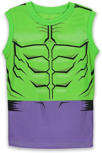Marvel Avengers Spider-Man Black Panther Tank Top and Mesh Shorts Toddler to Big Kid in Saudi Arabia
