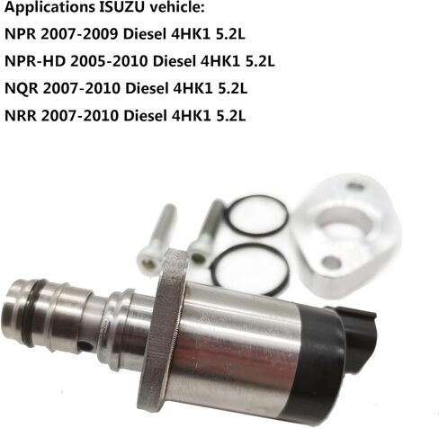 8981454851 منظم ضغط الوقود 950-0995 مجموعة إصلاح صمام التحكم بالشفط SCV تناسب Isuzu NPR NQR NRR 2007-2010 4HK1 5.2L محرك السكك الحديدية المشتركة (8-98145-485-1، مجموعة صمامات SCV) in Kuwait