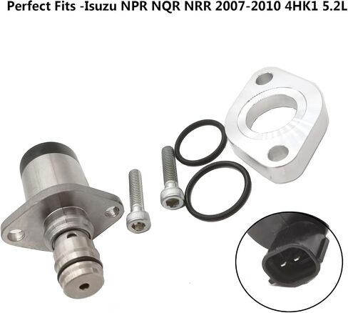8981454851 منظم ضغط الوقود 950-0995 مجموعة إصلاح صمام التحكم بالشفط SCV تناسب Isuzu NPR NQR NRR 2007-2010 4HK1 5.2L محرك السكك الحديدية المشتركة (8-98145-485-1، مجموعة صمامات SCV) in Kuwait