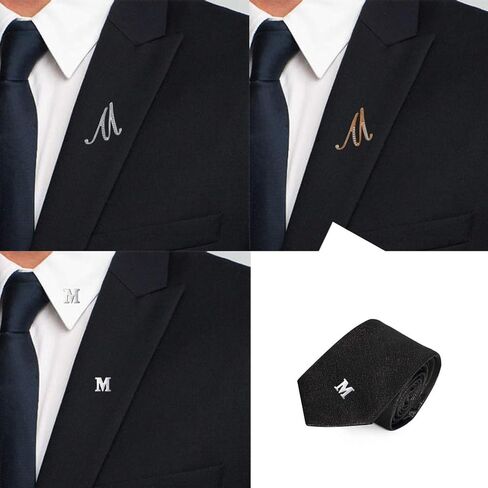 XGALA 3 Pcs A to Z 26 English Letters Plated Metal Clear Crystal Lapel Pin Brooches Collar in Saudi Arabia