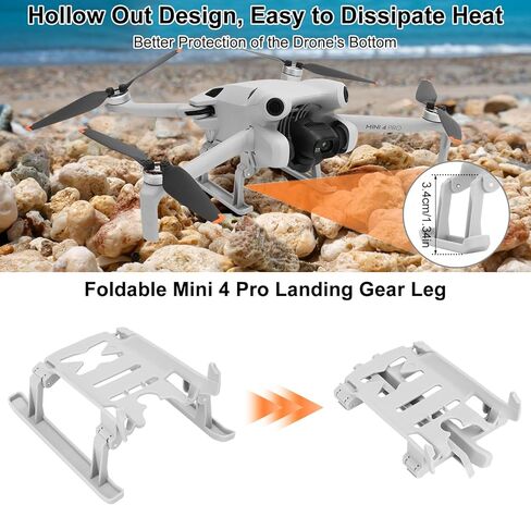 واقي المروحة Mini 4 Pro + المراوح + ملحقات ساق معدات الهبوط + حزام حامل المراوح لملحقات DJI Mini 4 Pro in Kuwait