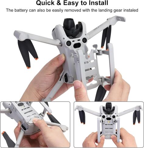 واقي المروحة Mini 4 Pro + المراوح + ملحقات ساق معدات الهبوط + حزام حامل المراوح لملحقات DJI Mini 4 Pro in Kuwait