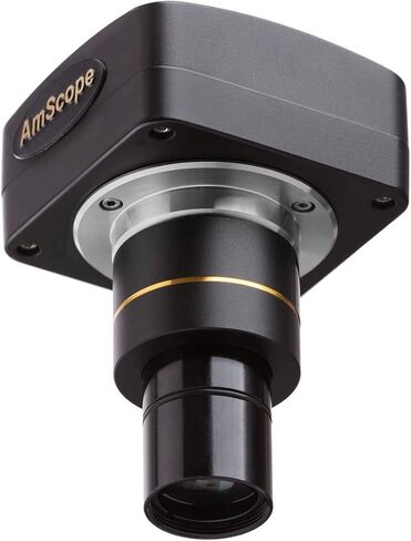 كاميرا مجهرية AmScope 1.3 ميجابكسل USB 2.0 مع عدسة تخفيض + برنامج + 2 محولات تركيب (Windows XP/Vista/7/8/10/Mac OS X/Linux) in Saudi Arabia