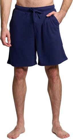 Mad Dog Mens Lounge Shorts - Comfy Lightweight Knit House Shorts with Pockets - Elastic Drawstring Waistband S to 2XL in Saudi Arabia