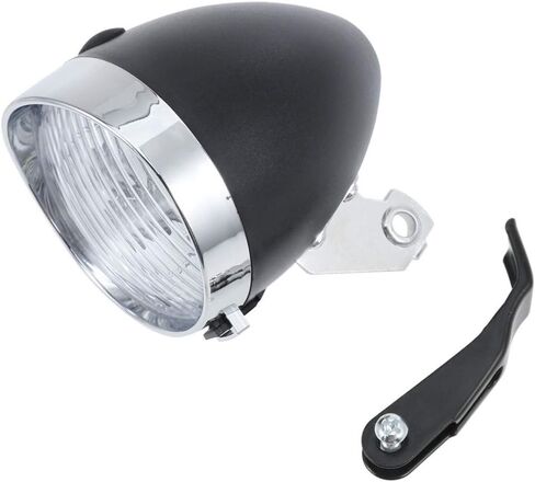 BESPORTBLE مصباح أمامي للدراجة 3 مجموعات من المصابيح الأمامية الآمنة، مصباح أمامي ريترو أسود LED، مصباح يدوي جبلي عتيق، ملحقات الدراجة MTB من ضوء الدراجة الأمامي in Kuwait