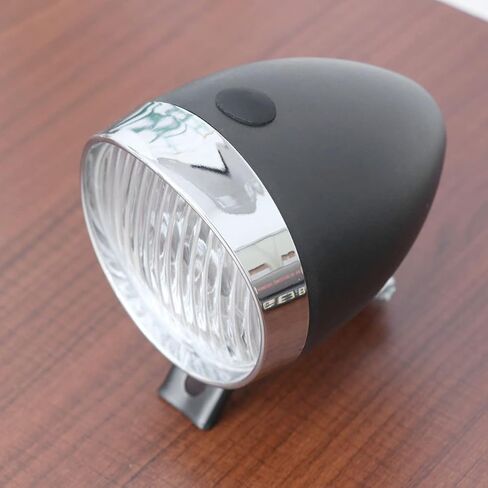 BESPORTBLE مصباح أمامي للدراجة 3 مجموعات من المصابيح الأمامية الآمنة، مصباح أمامي ريترو أسود LED، مصباح يدوي جبلي عتيق، ملحقات الدراجة MTB من ضوء الدراجة الأمامي in Kuwait