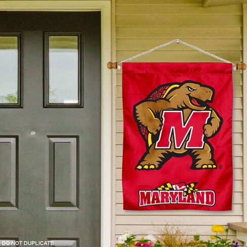 Maryland Terrapins Banner with Hanging Pole in Saudi Arabia