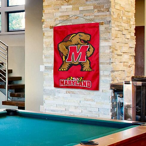 Maryland Terrapins Banner with Hanging Pole in Saudi Arabia