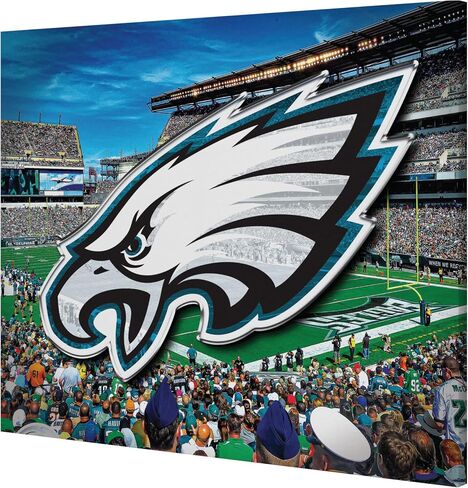 foco NFL Unisex-Adult NFL Team Logo Canvas Wall Sign in Saudi Arabia