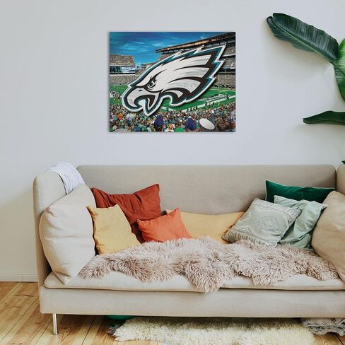 foco NFL Unisex-Adult NFL Team Logo Canvas Wall Sign in Saudi Arabia