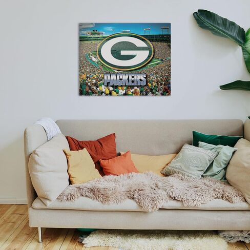 foco NFL Unisex-Adult NFL Team Logo Canvas Wall Sign in Saudi Arabia