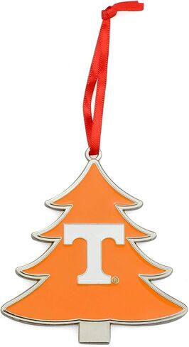 Tennessee Volunteers Tree Shaped Metal Christmas Ornament in Saudi Arabia