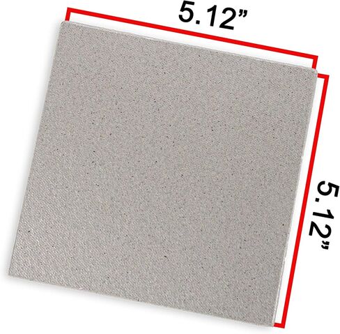 2 PCS - Microwave Waveguide Cover - Frigidaire Waveguide Cover Replacement - 5304509435 and 5304464061 - DIY - (4.25 in x 3.9 in) - Mica Sheets for Microwaves in Saudi Arabia