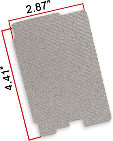 2 PCS - Microwave Waveguide Cover - Frigidaire Waveguide Cover Replacement - 5304509435 and 5304464061 - DIY - (4.25 in x 3.9 in) - Mica Sheets for Microwaves in Saudi Arabia
