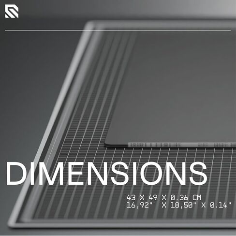 SkyPAD Wallhack Glass Pad 4.0 Gaming Mouse Pad | Professional Mouse Mat | Black | Special Surface with Improved Precision and Speed in Saudi Arabia