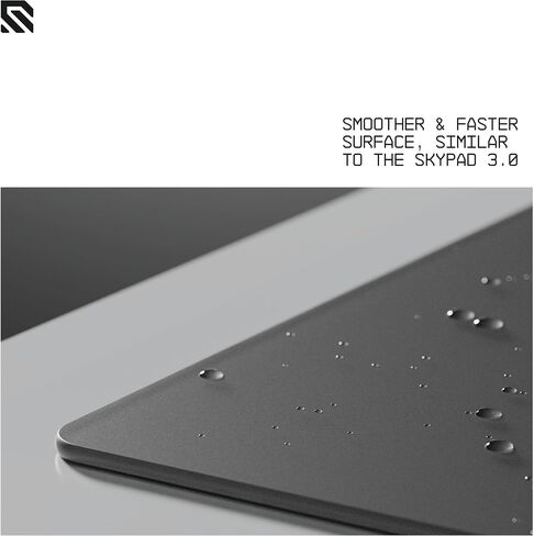 SkyPAD Wallhack Glass Pad 4.0 Gaming Mouse Pad | Professional Mouse Mat | Black | Special Surface with Improved Precision and Speed in Saudi Arabia