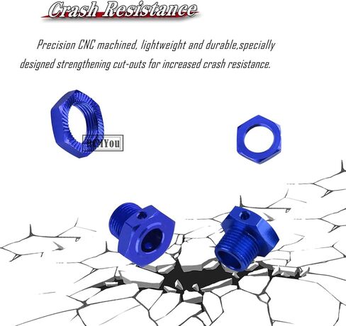 17mm Wheel Hex/Nuts & Wheel Wrench Upgrades Part for 1/7 ARRMA Infraction 6s BLX/Mojave 6s BLX/Limitless 1/8 Typhon 6S BLX,Aluminum Hex Hub Adapters Hops Up,Black in Saudi Arabia