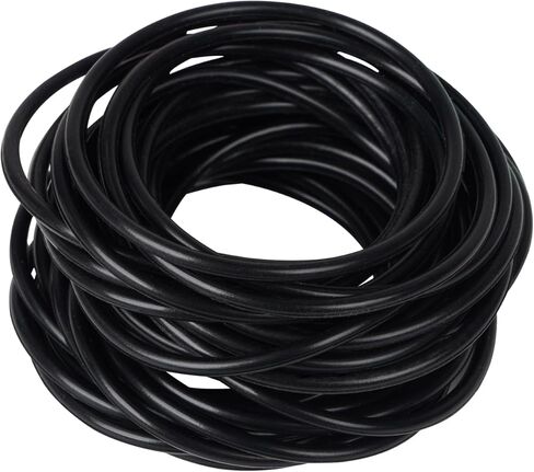 30 Pieces Silicone Jelly Bracelets Nonluminous Stretchy 80s Mixed Gummy Silicone Wristbands Hair Ties for Women Adults Girls Party Accessories(Black) in Saudi Arabia