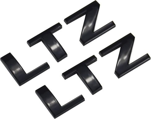 Aimoll Replacement for LTZ Letter Nameplate Emblem, Badge for 2008-2015 (1pc Black) in Saudi Arabia