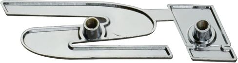 قطعة واحدة من غطاء الرأس الأمامي المعدني ثلاثي الأبعاد Si Grille Emblem ملصق شارة بديل لسيارات Si باللون الأحمر in Kuwait