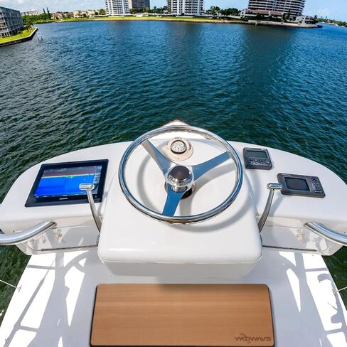 وسادة محطة هيلم EVA مع دعامة لاصقة غير قابلة للانزلاق بساط قائم للقارب 13 مم من الفوم لسطح البحر RV 36 بوصة × 15 بوصة، خشب الساج in Kuwait