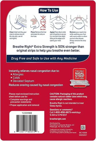 Strength Nasal Strips, 72 Strips in Saudi Arabia