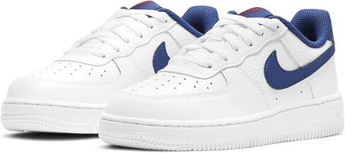 حذاء Nike Boy's Force 1 (الطفل الصغير) أبيض/أزرق ملكي غامق/أحمر جامعي 13 Little Kid M in Saudi Arabia