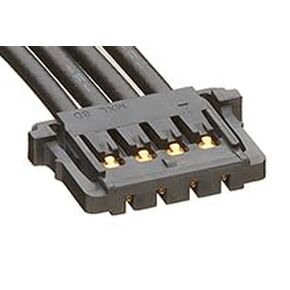 مجموعة كابلات Molex/Waldom، 15132-0401، Pico-Lock-to-Pico-Lock Off-The-Shelf (OTS) - مسافة 1.50 مم - صف واحد - طول 100.00 مم - 4 دوائر - أسود. (50 عنصر/عناصر) in Kuwait