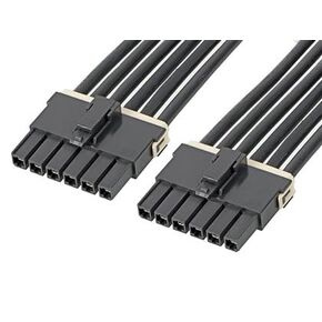 موليكس/والدوم، 216400-1061، مجموعة الكابلات 6POS Mega-Fit Wire to Board to 6POS Mega-Fit Wire to Board RCP-RCP 0.15m أسود (15 قطعة/عناصر) in Kuwait