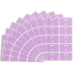 ملصق أبجدي مرمز بالألوان من Smead AlphaZ ACCS، L، لافندر، 100 ملصق في كل عبوة (67182) in Kuwait