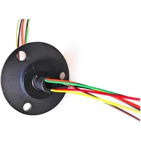 1pcs Through Hole Slip Ring Aperture 5mm/7mm 4 Channels/6 Channels 2A Brush Conductive Slip Ring Infinite Rotary Joint Connector(Hole Dia 7mm 6CH 2A) in Kuwait
