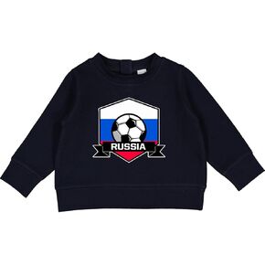 سويت شيرت للأطفال من Inktastic لكرة القدم بعلم روسيا in Kuwait