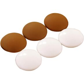 Uonlytech 4 Pcs Self-Adhesive Silicone Door Knob Protectors Sound Dampening Door Bumpers Round Wall Guards for Home Furniture Random Color in Kuwait