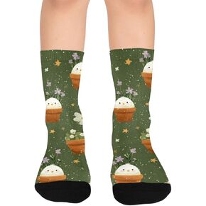 جوارب المشي لمسافات طويلة من Potted Chick Bloom - جوارب شتوية حرارية سميكة دافئة للأولاد والبنات للمدرسة، والارتداء اليومي والأنشطة الخارجية in Kuwait