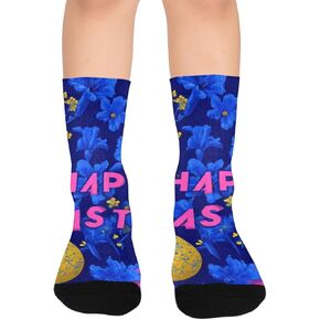 جوارب عيد الفصح النابضة بالحياة للمشي لمسافات طويلة - جوارب شتوية حرارية سميكة دافئة للأولاد والبنات للمدرسة، والارتداء اليومي والأنشطة الخارجية in Kuwait