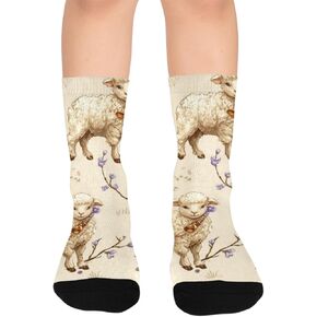 جوارب Lamb and Bloom للمشي لمسافات طويلة - جوارب شتوية حرارية سميكة دافئة للأولاد والبنات الصغار للمدرسة، والارتداء اليومي والأنشطة الخارجية in Kuwait