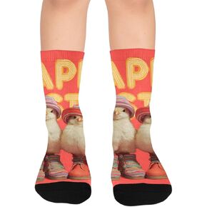 جوارب محبوكة للتنزه سيرًا على الأقدام لعيد الفصح - جوارب شتوية سميكة دافئة للأولاد والبنات الصغار للمدرسة، والارتداء اليومي والأنشطة الخارجية in Kuwait