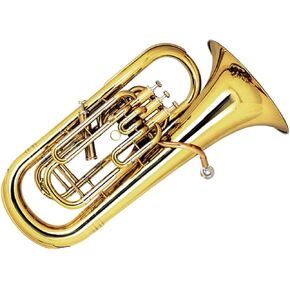 Beginner Tuba Euphonium B Flat Gold Lacquered Performance Instrument in Kuwait