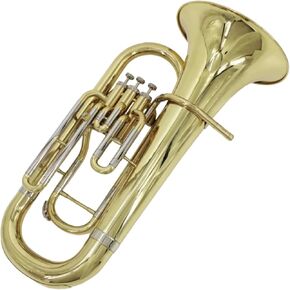 Beginner Tuba Euphonium in Bb Gold Lacquered Brass in Kuwait
