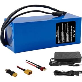 36V 8Ah Battery with 30A BMS, T-Plug, XT60 and XT60 to T-Plug Connectors, for 100W-800W Motors in Kuwait