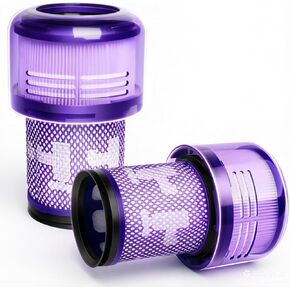 4 عبوات بديلة للمرشح لمكنسة Dyson V12 Detect Slim اللاسلكية ومكانس V12 Slim - قابلة للمقارنة بالجزء 971517-01 (باستثناء موديلات المكنسة SV12 وV15) in Kuwait