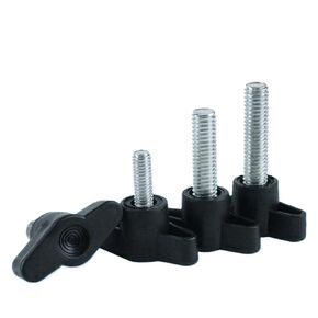 Screws Thumb Screws 5pcs Hand Screw Plastic Head Z-Shaped Handle Wrapped with Glue Bolt in Kuwait