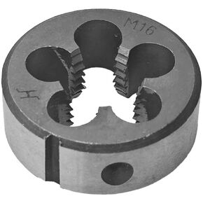 M16 x 2.0 Metric Thread Die, Alloy Steel Round Threading Tool for Machine Shop, Right Hand Precision Cutting in Kuwait